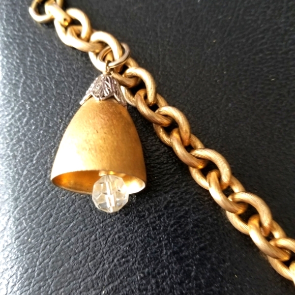 VINTAGE NAPIER WEDDING BELL BRACELET - Picture 3 of 4